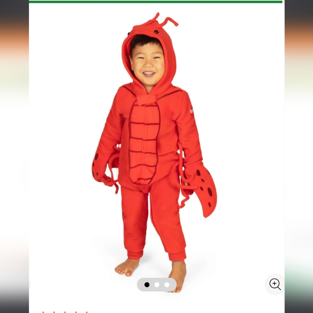 Lobster Costume Tipsy Elves- Halloween Size Youth Extra Large‎